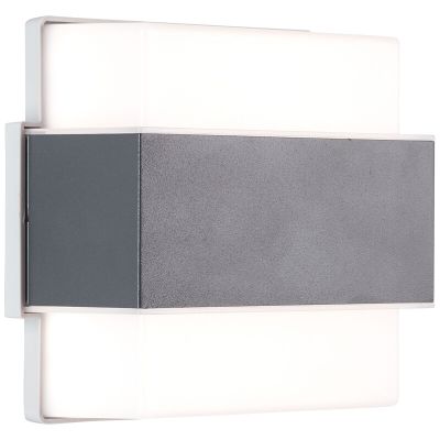 Modern utelampa antracit, Birol, 7W, 4000K LED, IP44