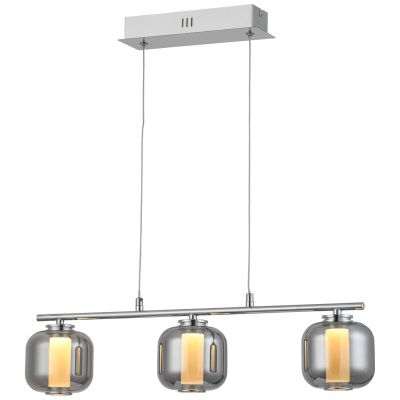 Design fönsterlampa krom, Emmely, 17W, 3000K LED