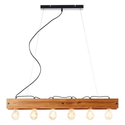 Trä fönsterlampa brun, Rasha