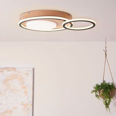 Modern plafond svart, Georgios, 48W, 3000K LED