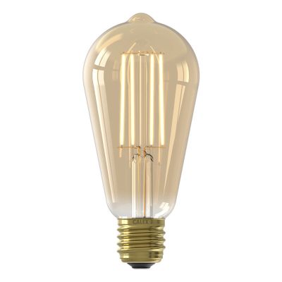 Dimbar Calex E27 Edison lampa LED bärnstensfärgad, 4,5W, 2100K