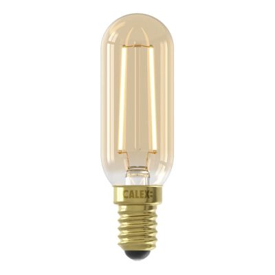 Dimbar Calex E14 rörlampa LED bärnstensfärgad, 3,5W, 2100K