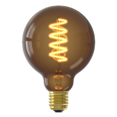 Dimbar Calex E27 filamentlampa brun, 4W, 1800K