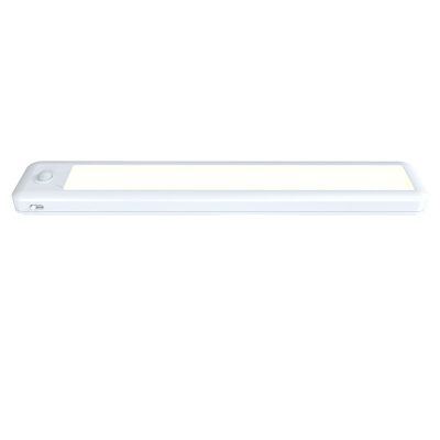 Vit uppladdningsbar lampa plast, Saima, 2,4W, 2700K LED