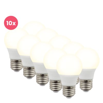 10-pack Lagiba E27 LED lampa Bradley, P45, 3W, 4000K
