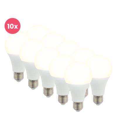 10-pack Lagiba E27 LED lampa Bradley, 15W, 4000K