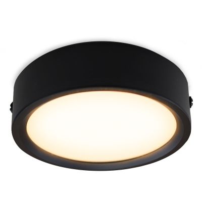 Svart taklampa aluminium, Aletta, 5W, 3000K LED