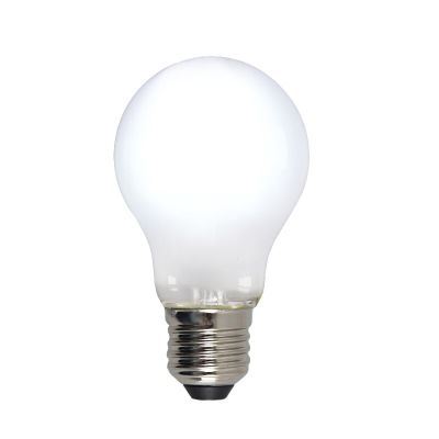 Dimbar Olucia E27 LED lampa, A60, 5w, Vitt glas, 6500k