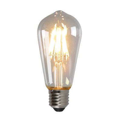 Dimbar Olucia E27 Edison LED lampa, ST58, 5w, Transparent glas, 2700k