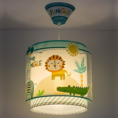 Flerfärgad fönsterlampa barn plast, Jungle