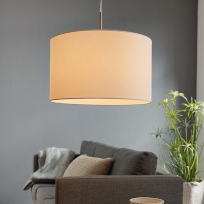 Vit modern fönsterlampa tyg, Abano