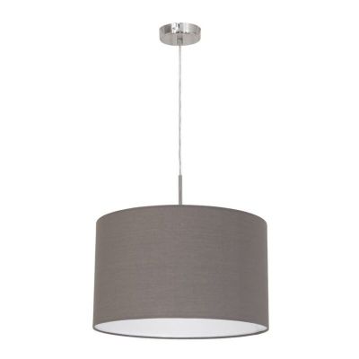 Antracit modern fönsterlampa tyg, Abano