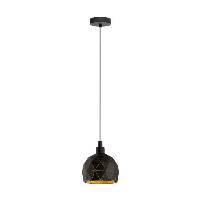 Svart modern fönsterlampa stål, Silva