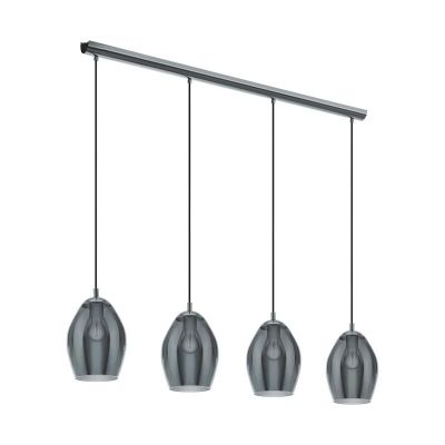 Grå design fönsterlampa glas, Nikky