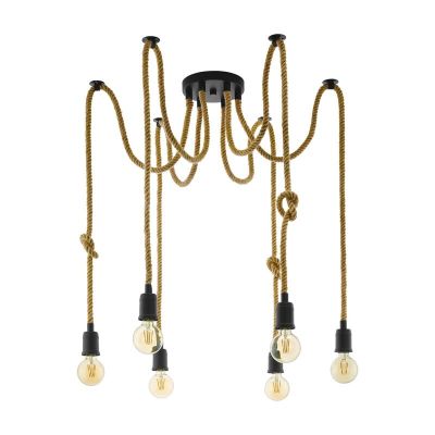 Svart industri fönsterlampa stål, Simeon