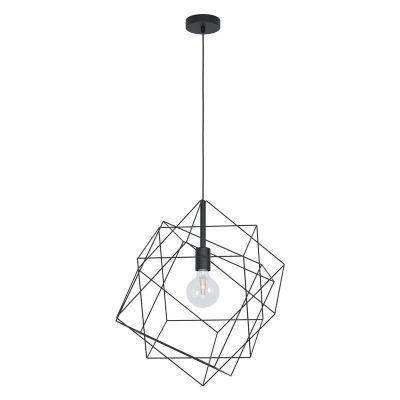 Svart industri fönsterlampa stål, Aemilius