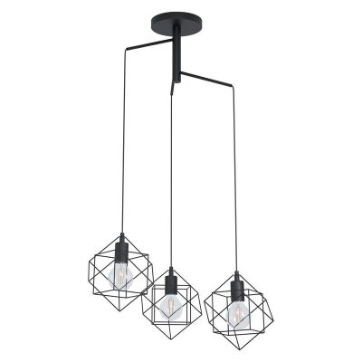 Svart industri fönsterlampa stål, Aemilius