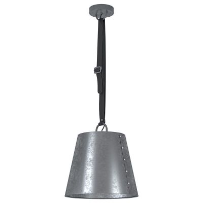 Grå industri fönsterlampa stål, Maichel