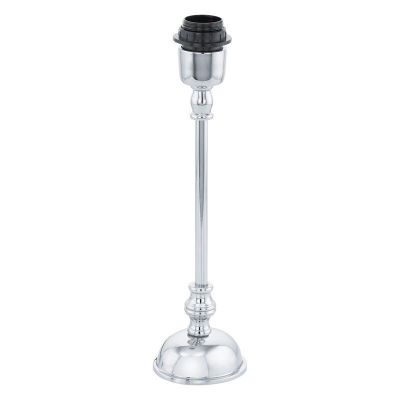 Nickel vintage bordslampa aluminium, Mason, med brytare