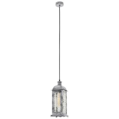 Silver retro fönsterlampa metall, Abderrahman