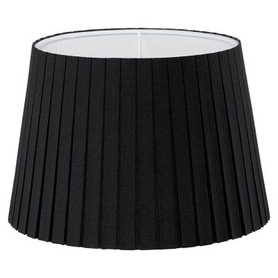 Svart klassisk lampskärm tyg, Noah