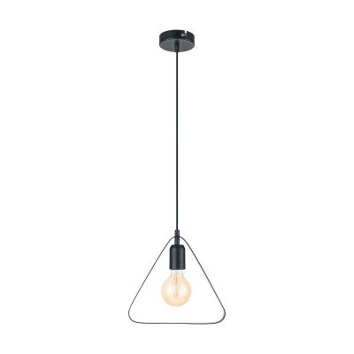 Svart fönsterlampa metall, Aida