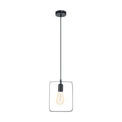 Svart retro fönsterlampa metall, Aida