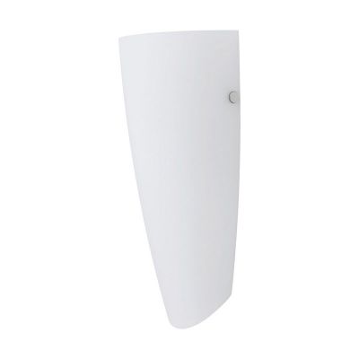 Nickel design vägglampa glas, Emir