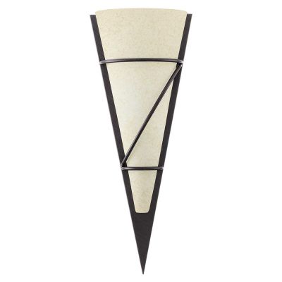 Brun design vägglampa glas, Gali