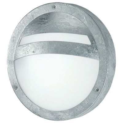 Silver utelampa glas, Elya, IP44