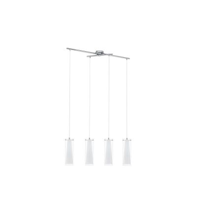 Krom modern fönsterlampa glas, Barceno