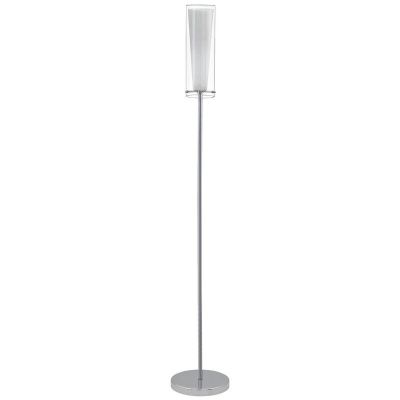 Krom design golvlampa glas, Barceno, med brytare