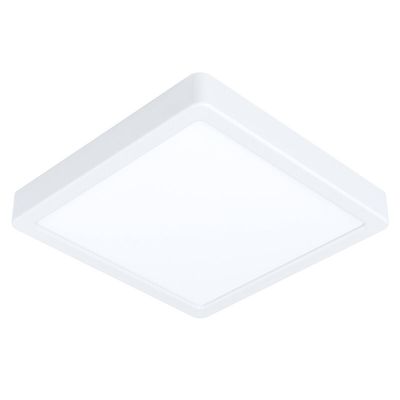 Vit smart taklampa plast, Geraldo, 16,5W, varm till kall vit justerbar LED, IP44