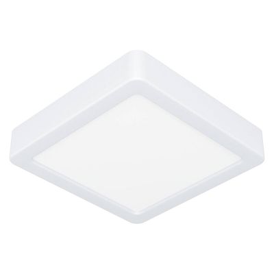 Vit taklampa badrum plast, Geraldo, 11W, 3000K LED, IP44