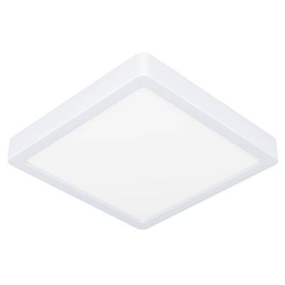 Vit taklampa badrum plast, Geraldo, 17W, 3000K LED, IP44