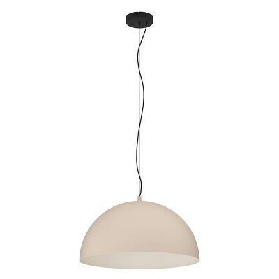 Beige kupollampa stål, Geneva