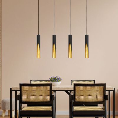 Guld modern fönsterlampa aluminium, Aloysius