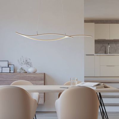Brun design fönsterlampa stål, Tevin, 20W, 4000K LED