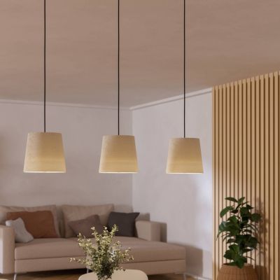 Svart modern fönsterlampa tyg, Siham