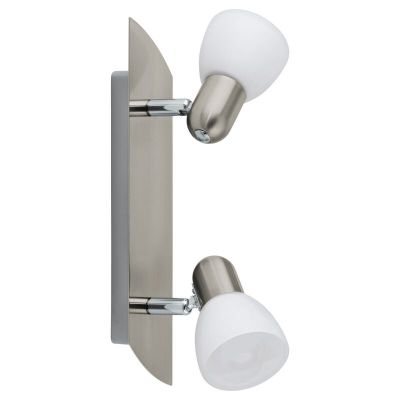 Nickel spotlight tak stål, Niene