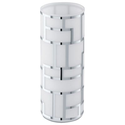 Krom design bordslampa glas, Bjorn, med brytare