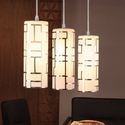 Vit modern fönsterlampa glas, Cadore