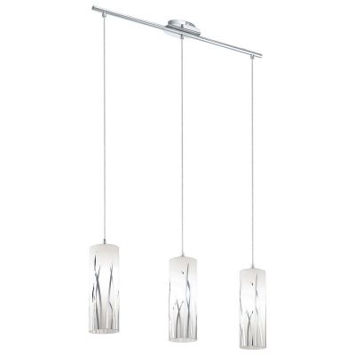 Krom design fönsterlampa glas, Ilyas