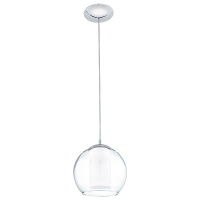 Krom design fönsterlampa glas, Silvijn
