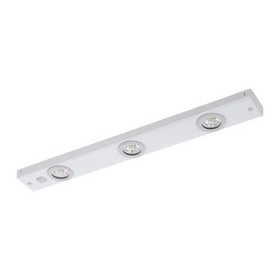 Vit modern taklampa metall, Jary, 2W, 3000K LED, med brytare