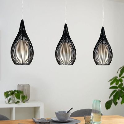 Svart modern fönsterlampa glas, Maritima