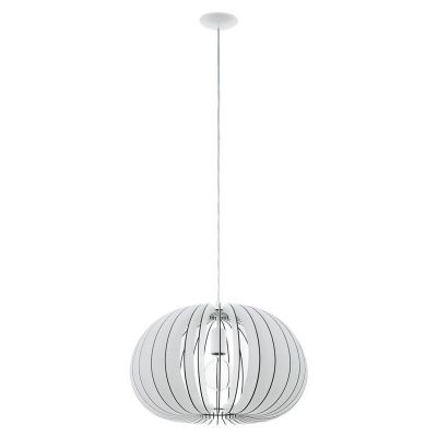 Vit rustik fönsterlampa trä, Bergama