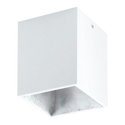 Vit modern plafond aluminium, Dahne, 3W, 3000K LED