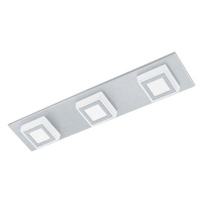 Silver modern plafond plast, Elsien, 3W, 3000K LED