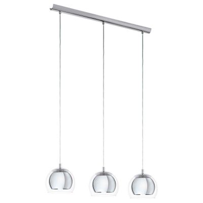 Krom design fönsterlampa glas, Iroma
